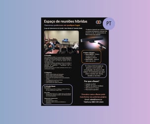 Espaço de reuniões híbridas - Estudo de caso