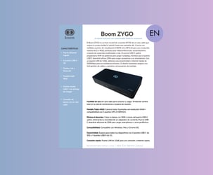 Boom ZYGO Datasheet English