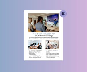 PTZ Huddle Room Kit Case Study in Spanish
