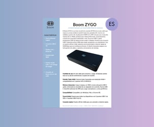 Boom ZYGO Datasheet Spanish