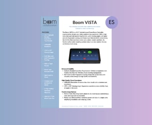 Boom VISTA Datasheet SPANISH
