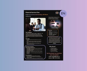 Financial Services Firm - Case Study