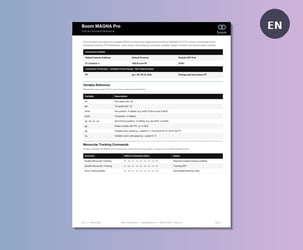 Boom MAGNA Pro VISCA Command Reference