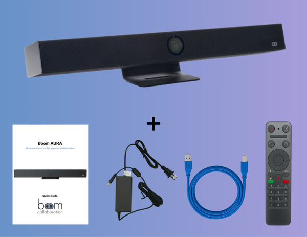 Boom AURA: Elevate Your Video Conferencing Experience with 4K Ultra HD, AI Functions, and Crisp Audio