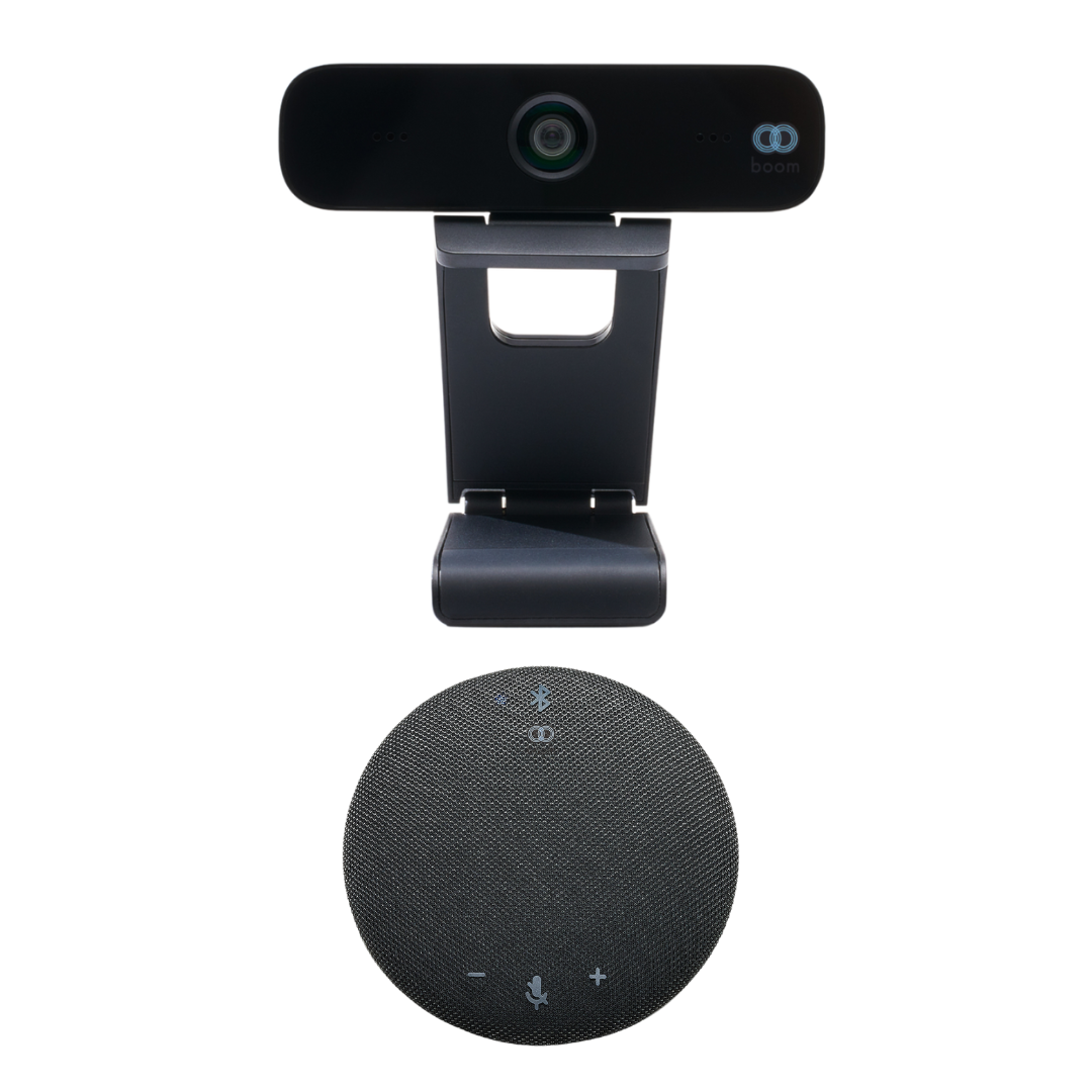 Boom MINI and Boom GIRO: professional webcam and speakerphone for superior meetings 