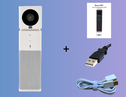 Boom UNO: All-in-One Audio and Video Solution for Work from Home and Small Meeting Spaces